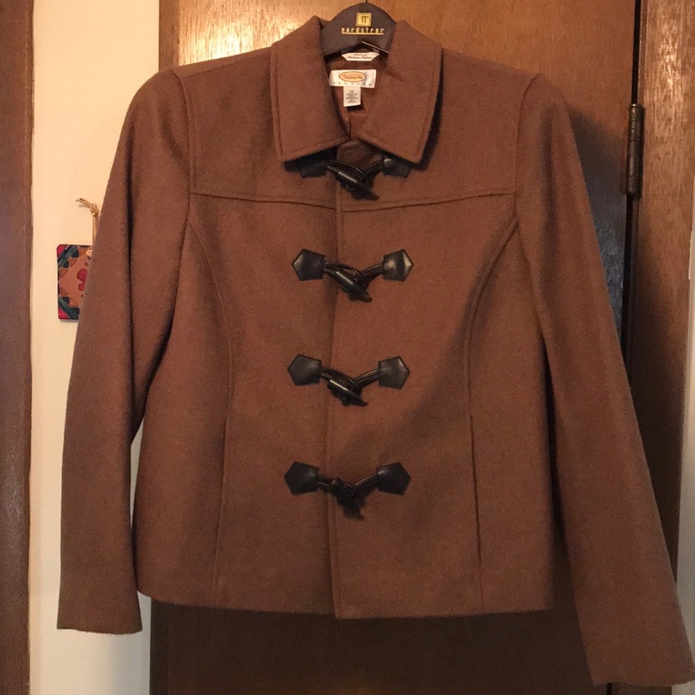 Talbots Camelhair Jacket-size 12